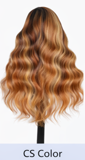 Light Blonde Brazilian Hair 24' Glueless HD Lace Transparent Swiss Closure Silky Straight Wig